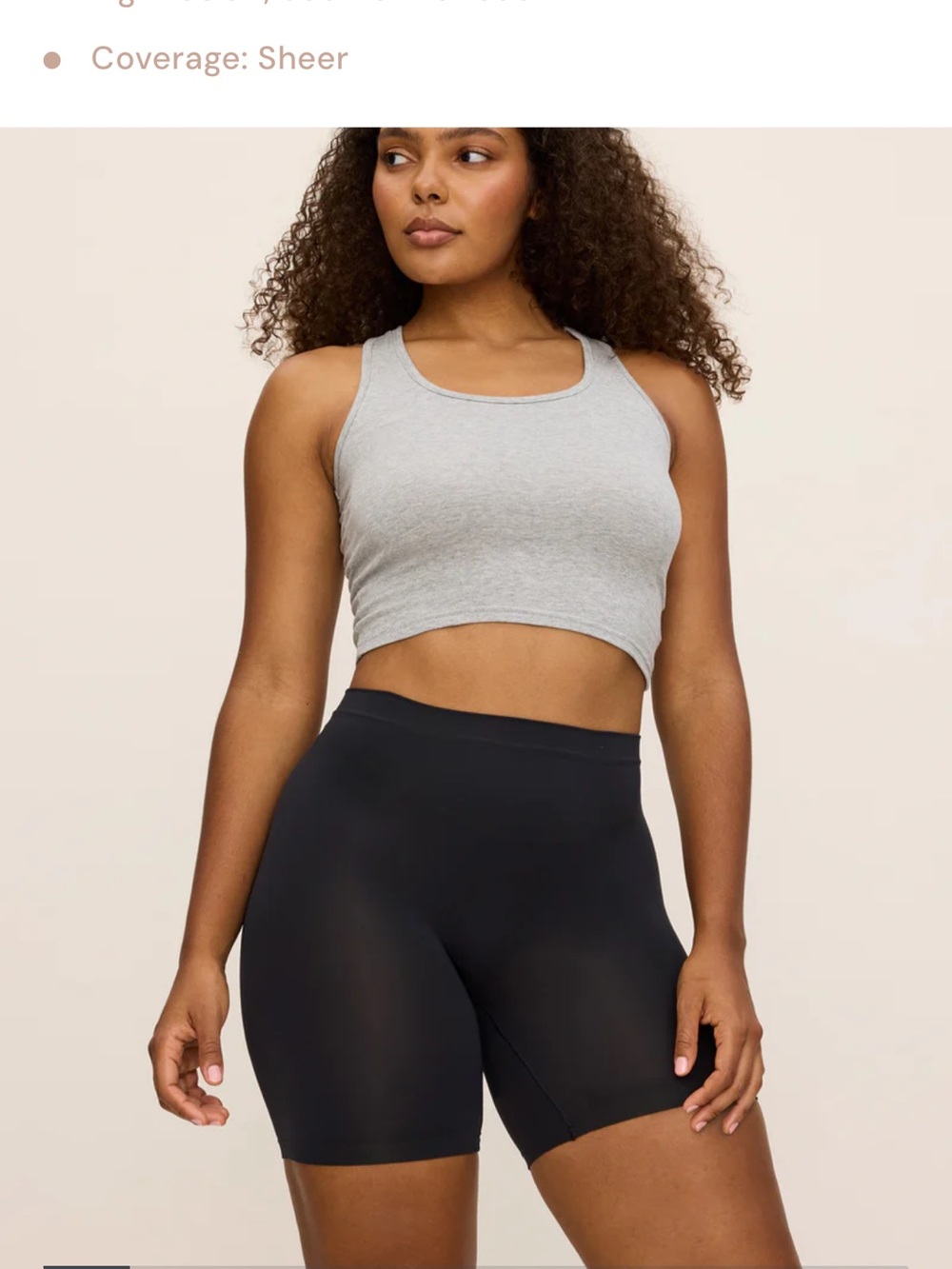 ThighSociety cooling Women's Black Shapewear Thigh Slimmer
